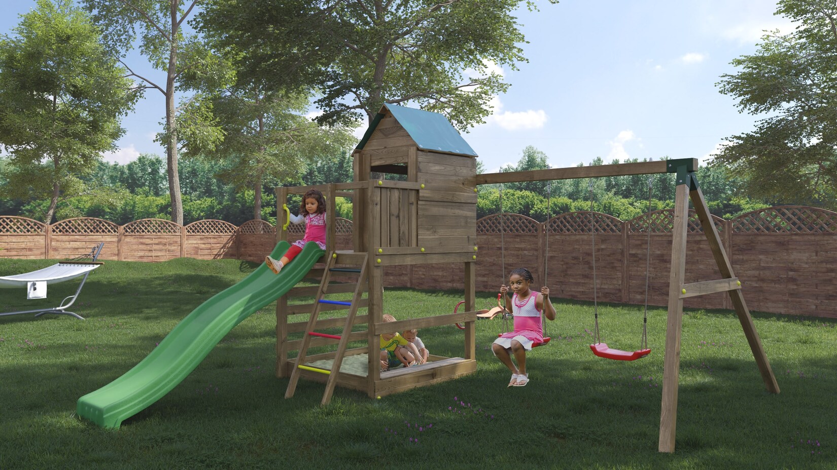 FUNGOO Spielturm Klettergerüst JARCAS_4 | 05902730330554