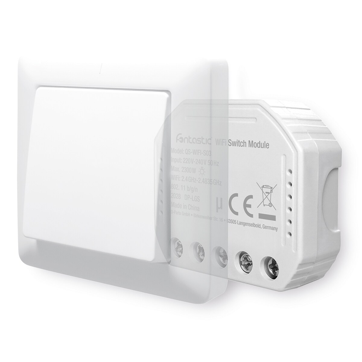 Fontastic Smart Home Unterputz Schalter | 04024559255489