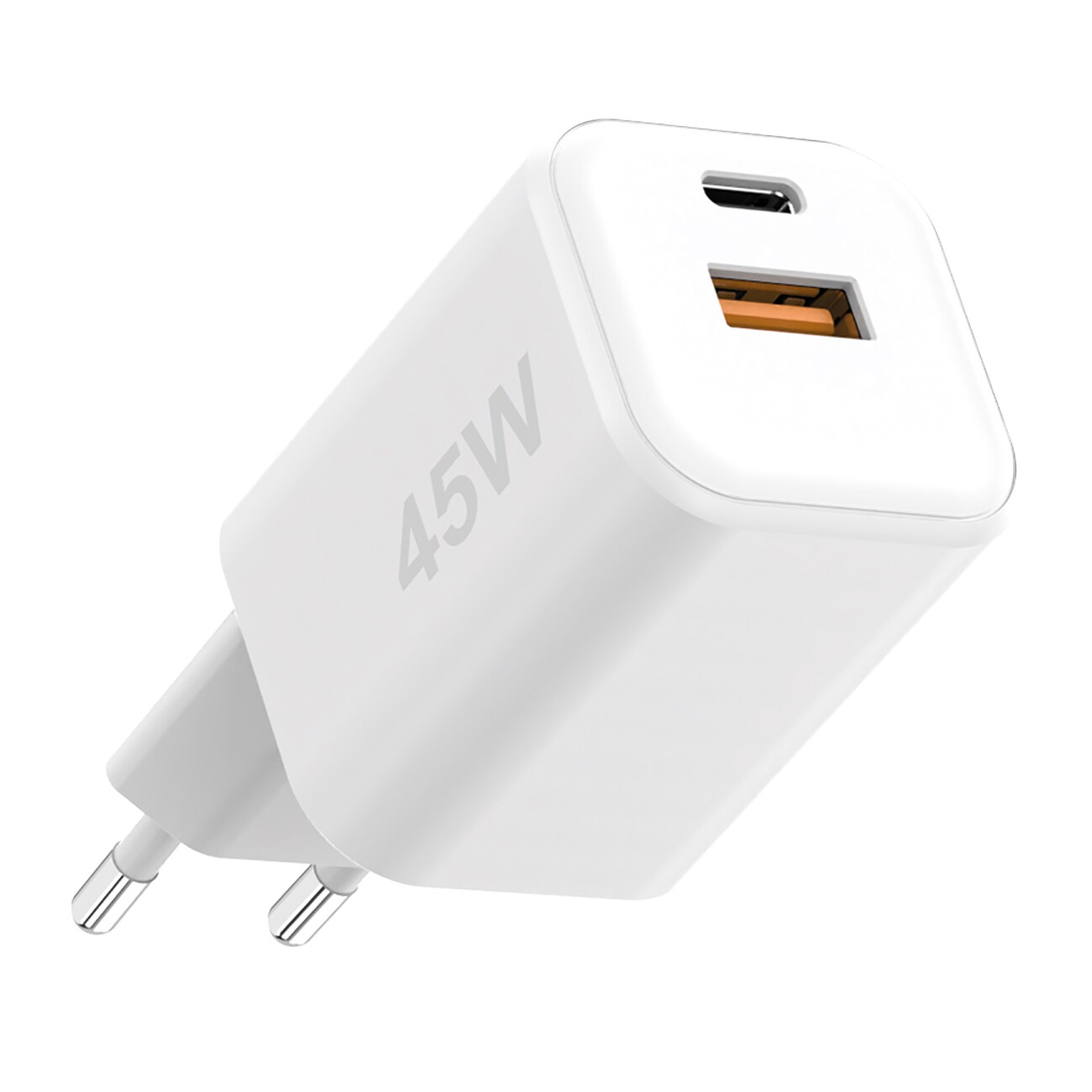 Fontastic USB Ultra Schnell-Reiselader Mini GaNto45 weiss - Bild 1