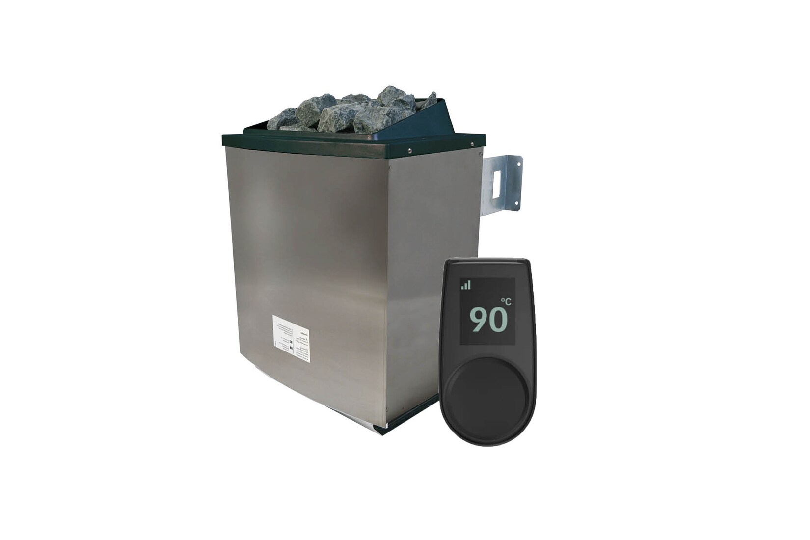 Karibu Sparset Saunaofen 9 kw finnisch + Steuergerät huum „uku wifi“ mit App Steuerung | 04010090011158