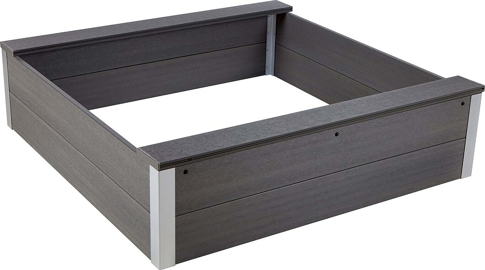 dobar WPC Sandkasten „Theo“ , Silbergrau | 04055894943366