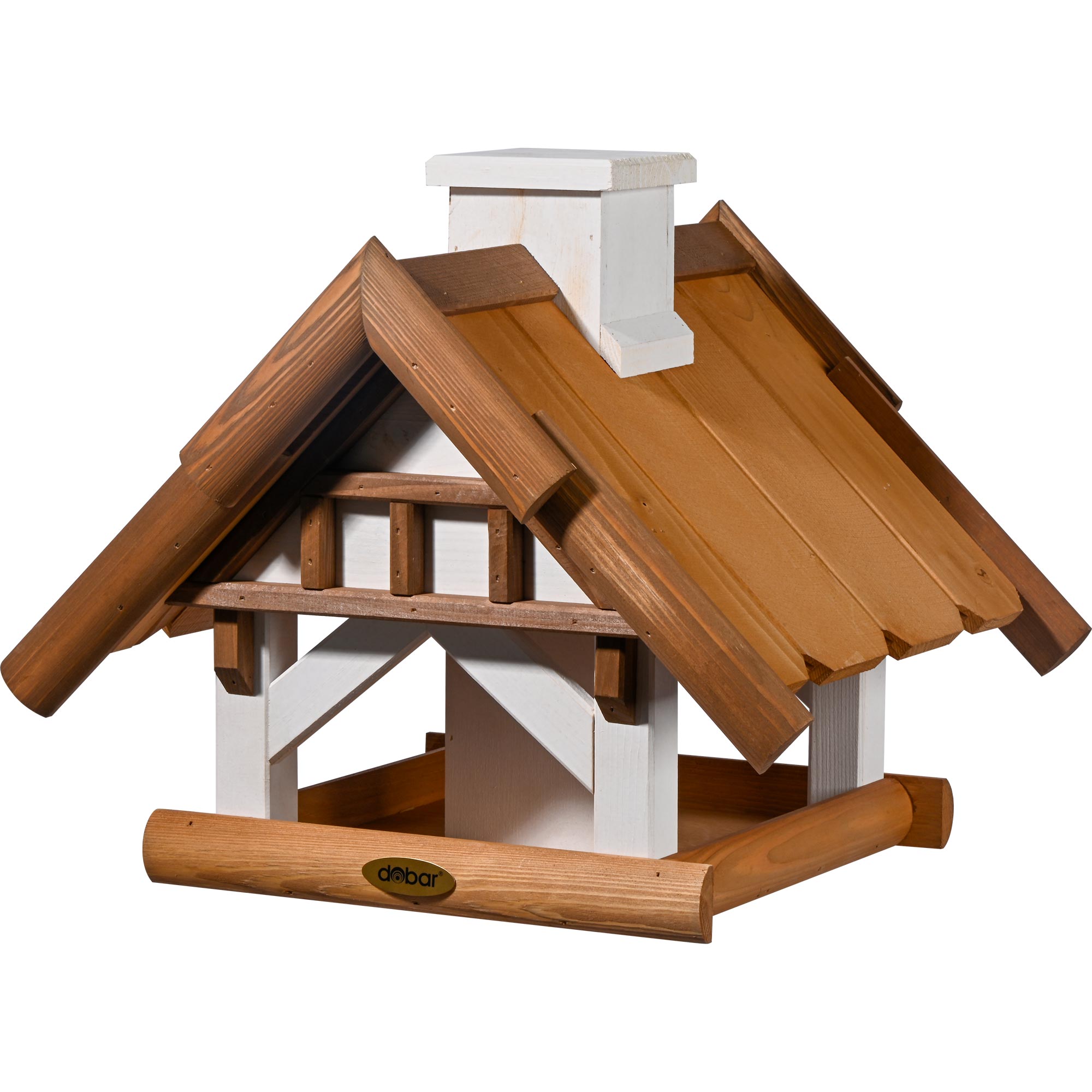 dobar gro&szlig;es Vogelhaus "Goldener Oktober" f&uuml;r St&auml;ndermontage, Vogelfutterhaus zum Aufstellen - Bild 1