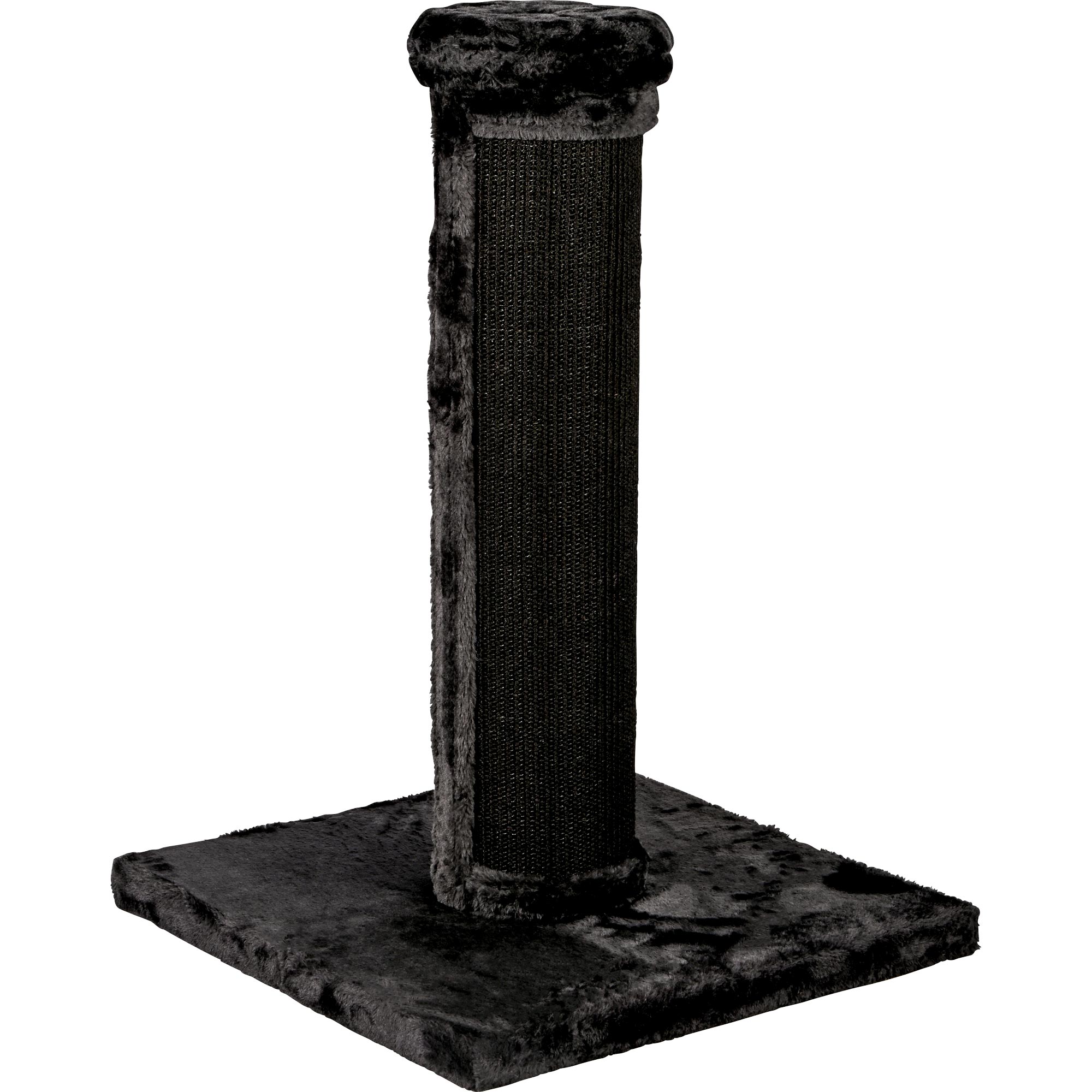 dobar Kratzbaum "Scratchy" aus Holz -Ma&szlig;e ca.:  55 x 55 x 80 cm - Schwarz - Bild 1