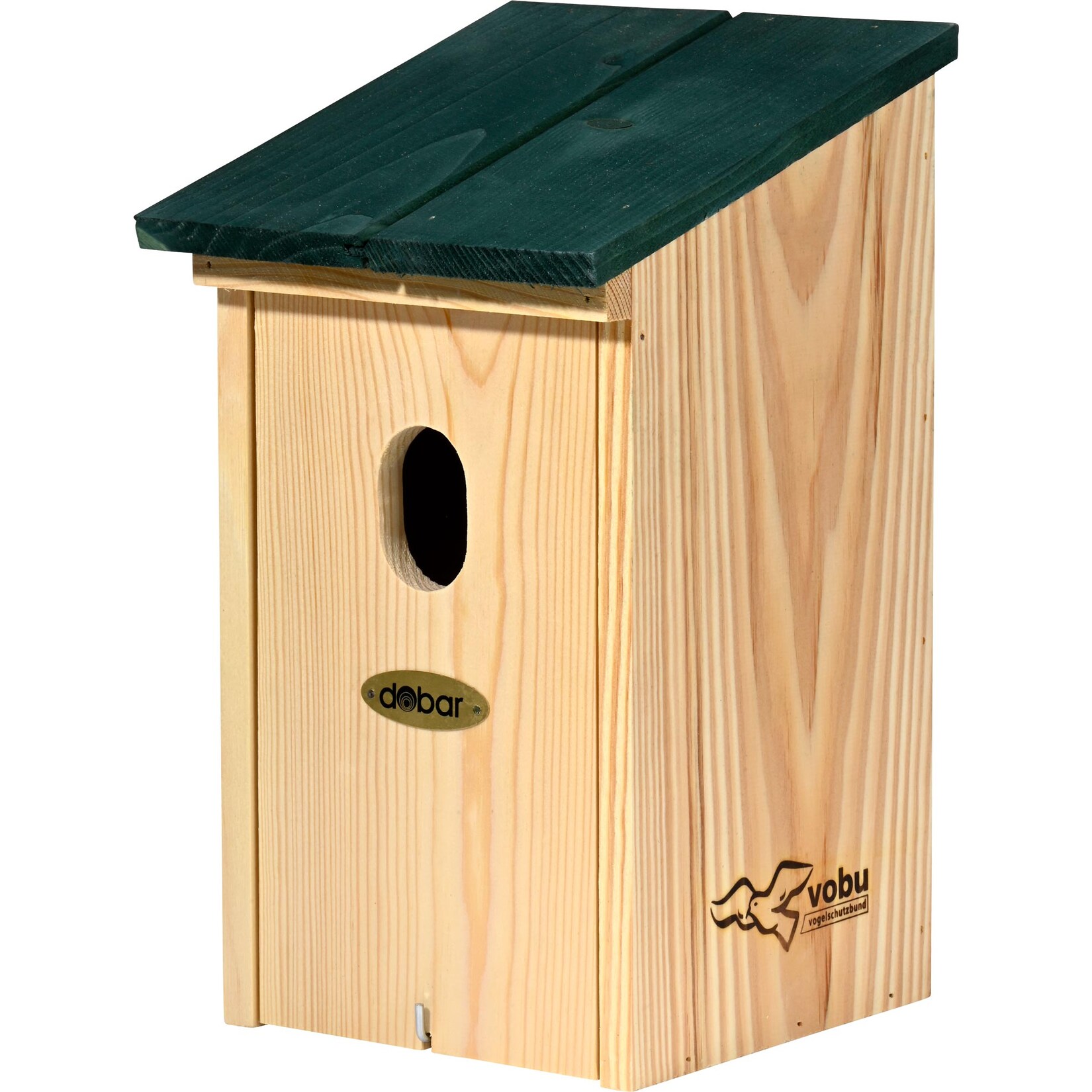 dobar VOBU-Nistkasten Spitzdach für Zaunkönig aus Holz, 16×16,x5x28 cm | 04055894223550