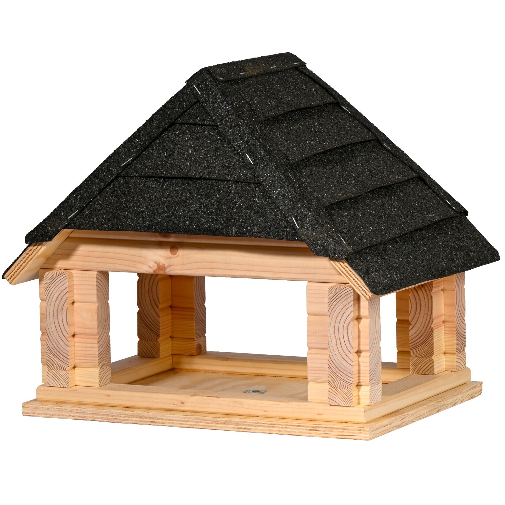 dobar Vogelhaus „Zwart“ aus Massivholz, ca.: 40×34,5×23,5 cm | 04055894211540