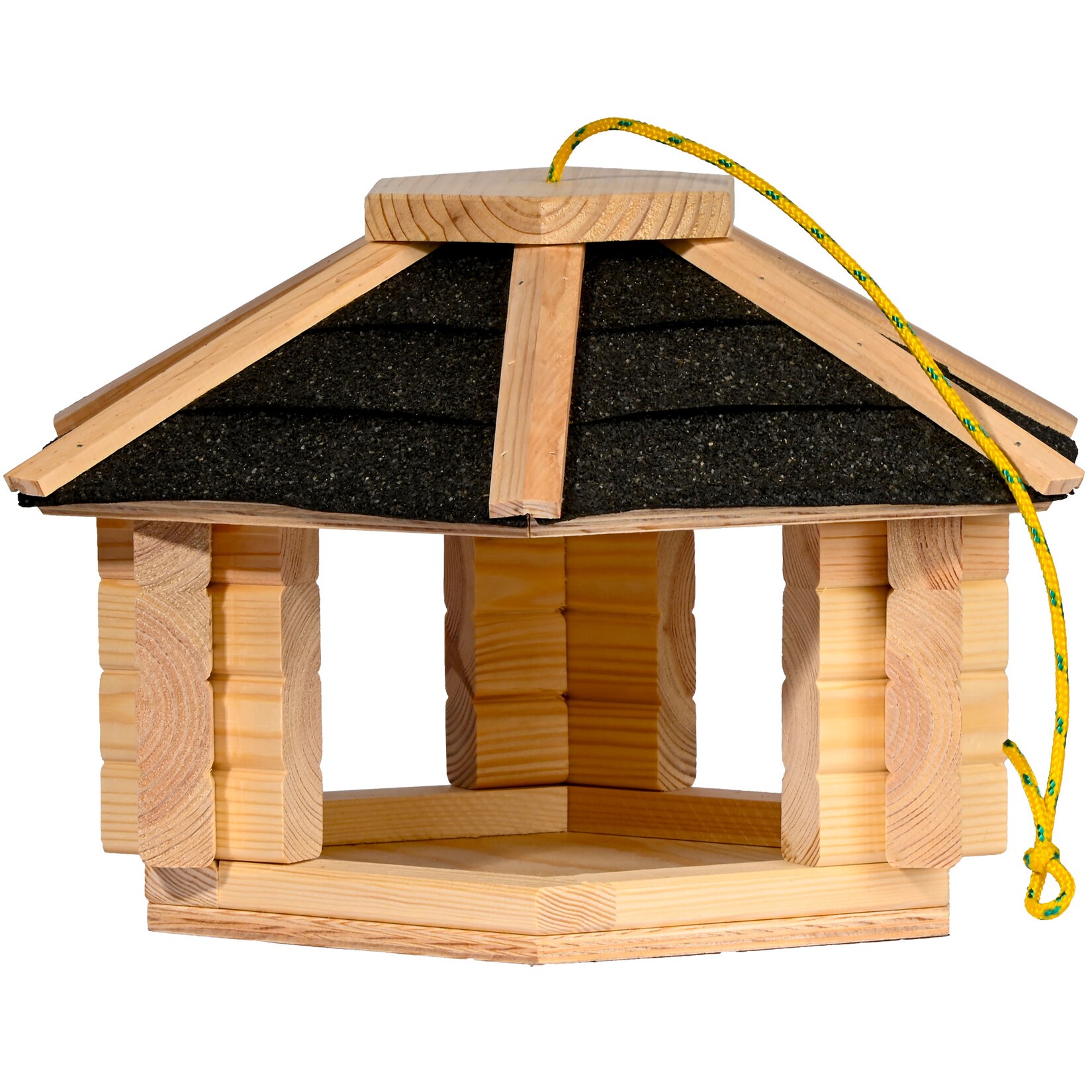 dobar Vogelhaus „Zwart“ aus Massivholz, ca.: 40×34,5×23,5 cm | 04055894211571