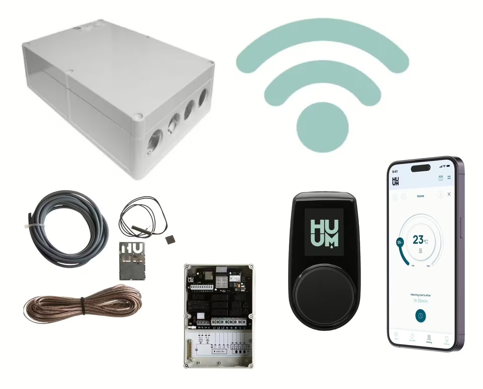 Saunaofensteuerung Huum „UKU WIFI“ mit App Steuerung | 04744103013838