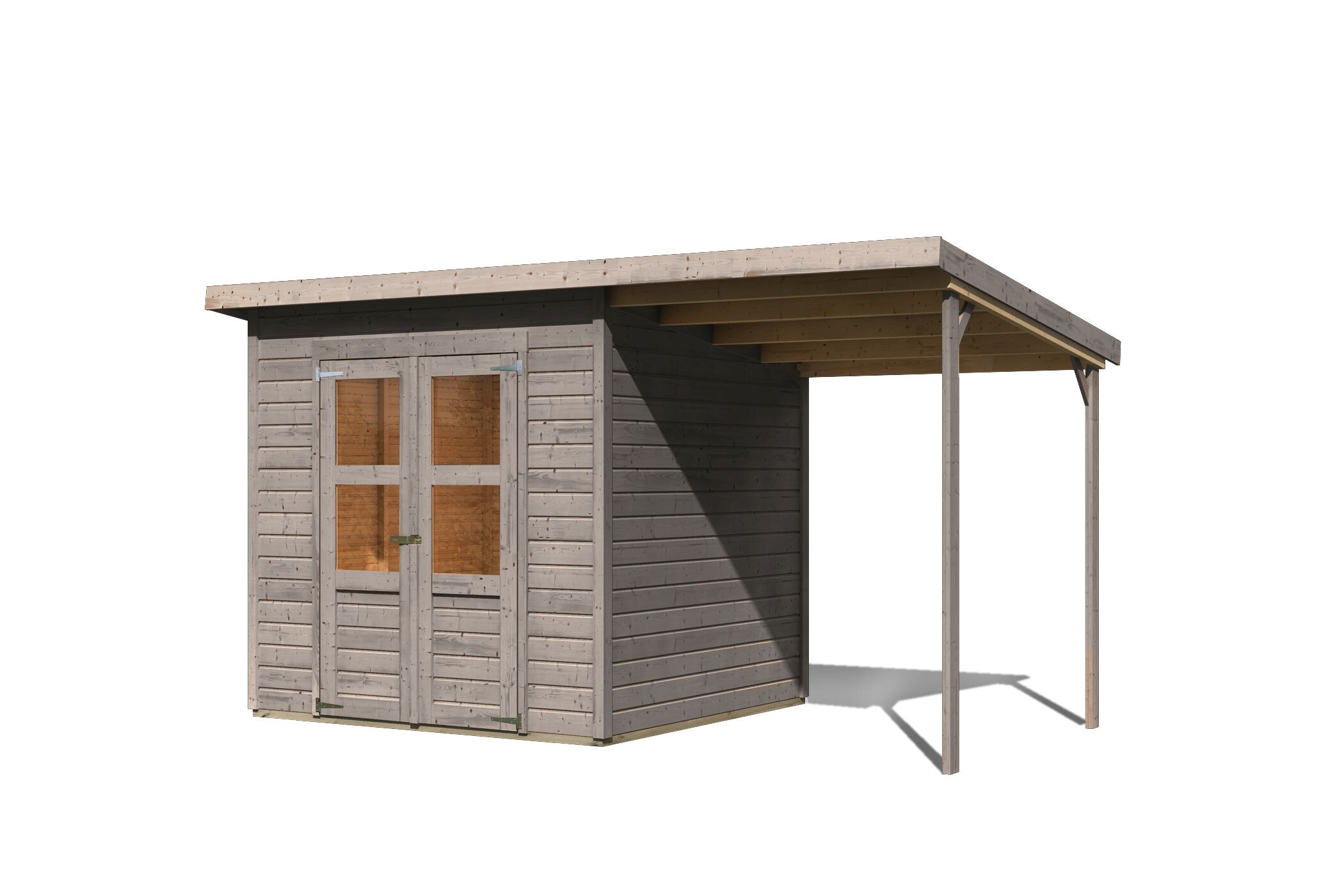 Karibu Gartenhaus Kano 5 im Set - Bild 1