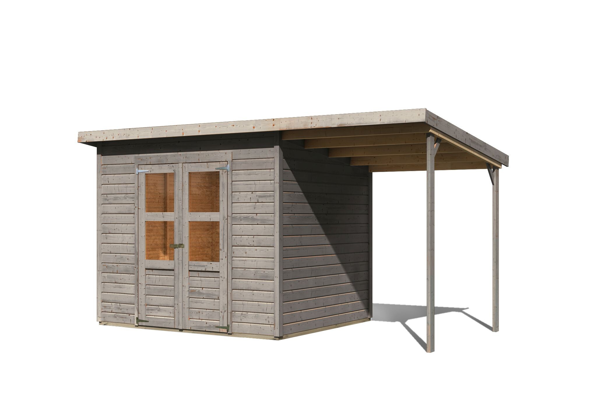 Karibu Gartenhaus Kano 5 im Set - Bild 1