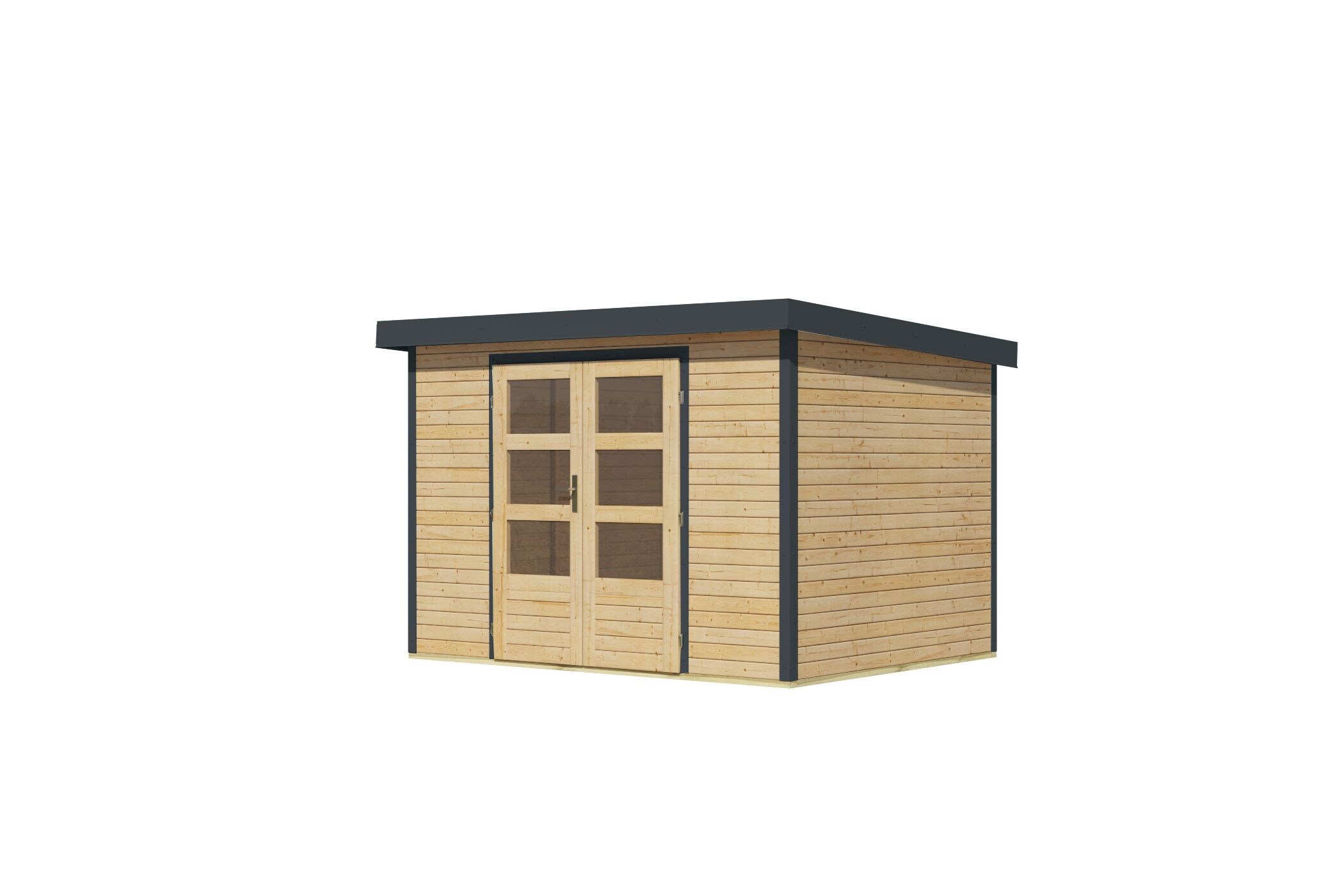 Karibu Gartenhaus Hollywood in versch. Gr&ouml;&szlig;en und Farben, opt. mit Anbaudach - Bild 1