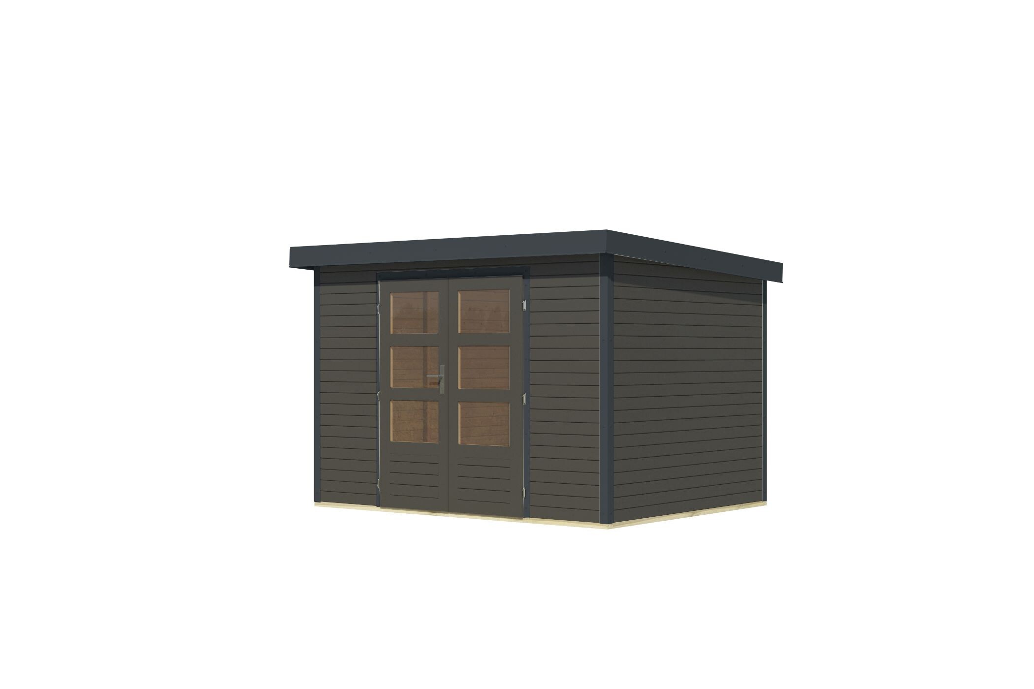 Karibu Gartenhaus Hollywood in versch. Gr&ouml;&szlig;en und Farben, opt. mit Anbaudach - Bild 1