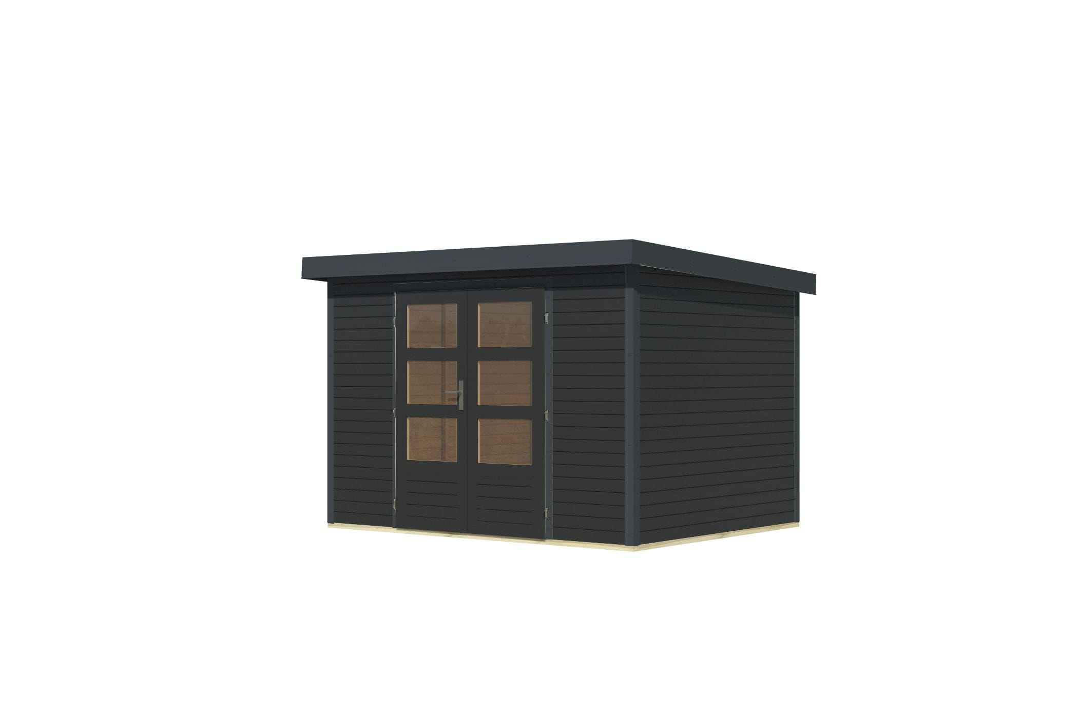 Karibu Gartenhaus Hollywood in versch. Gr&ouml;&szlig;en und Farben, opt. mit Anbaudach - Bild 1