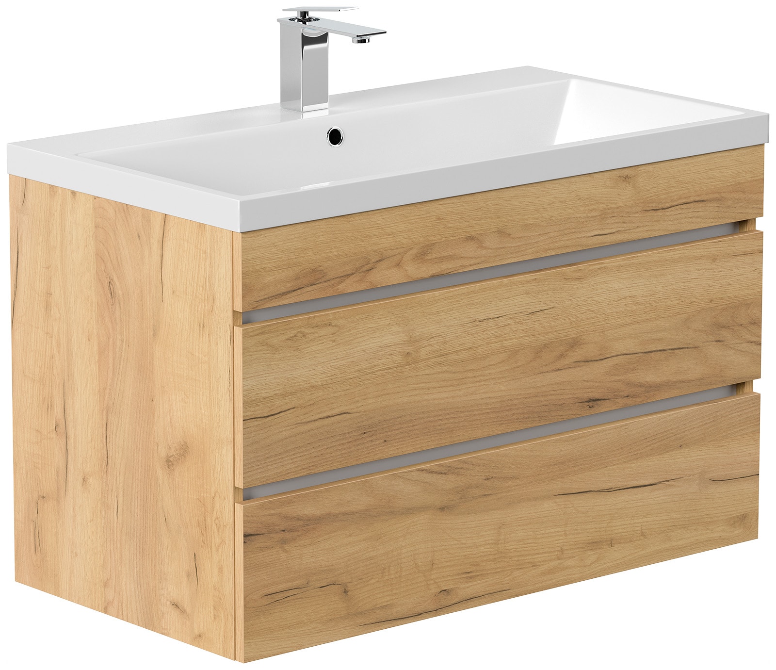 Badm&ouml;bel Felini mit grifflosen Schubladen in versch. Ausf&uuml;hrungen - Bild 1