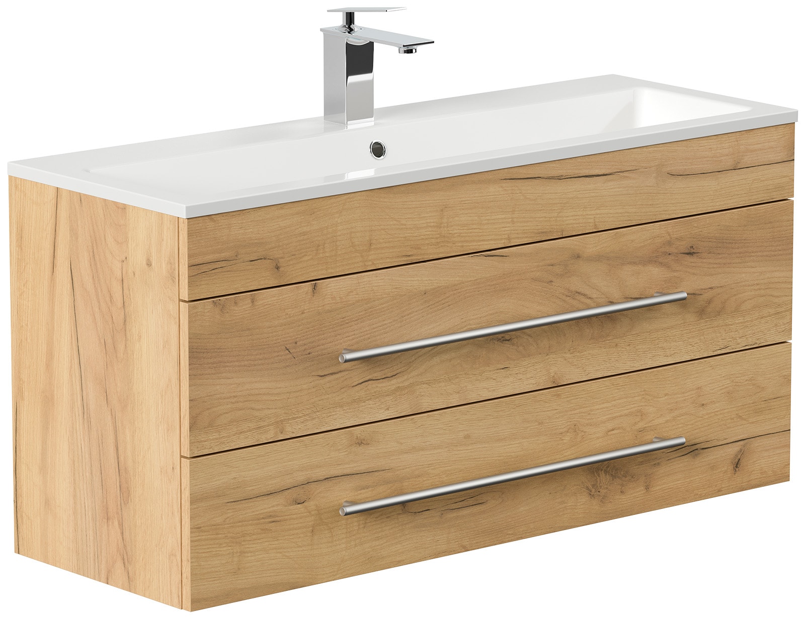 Badmöbel Portus 1000 SlimLine weiss hochglanz | 04251982676547