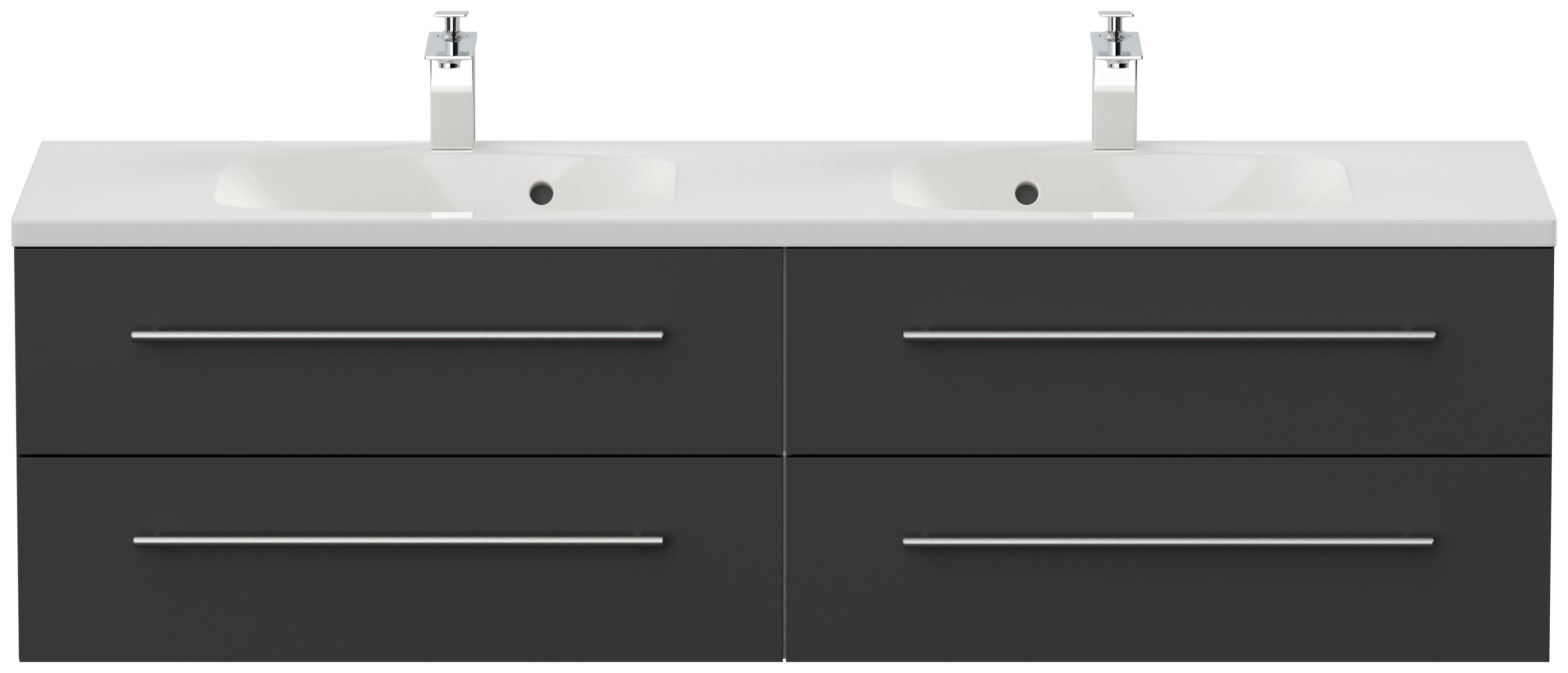 Badm&ouml;bel Geant 160 weiss hochglanz - Bild 1