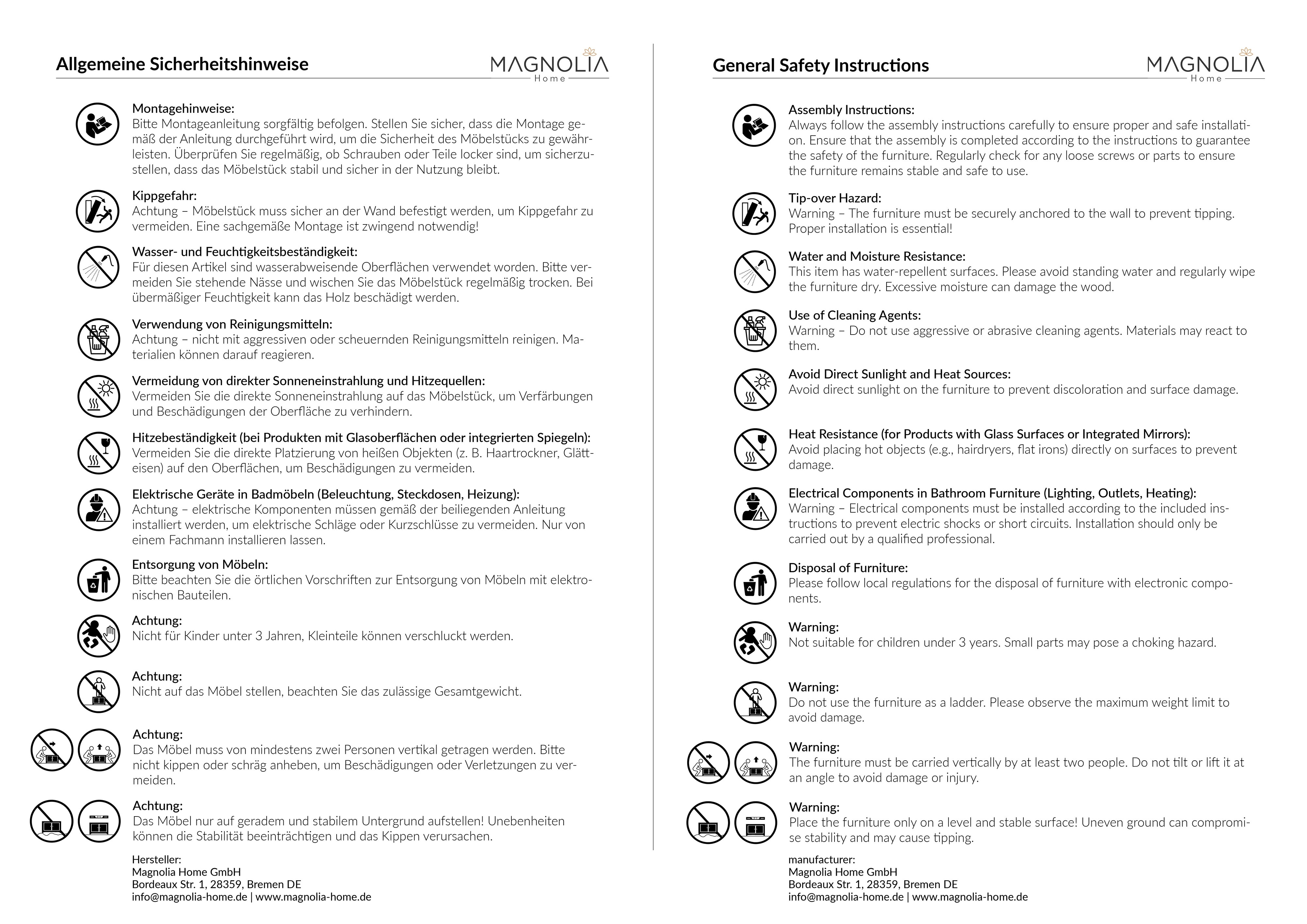 Badm&ouml;bel Marmor Carrara White YAMO 130 cm 2 Hahnl&ouml;cher SoftClose wei&szlig; hochglanz - Bild 1