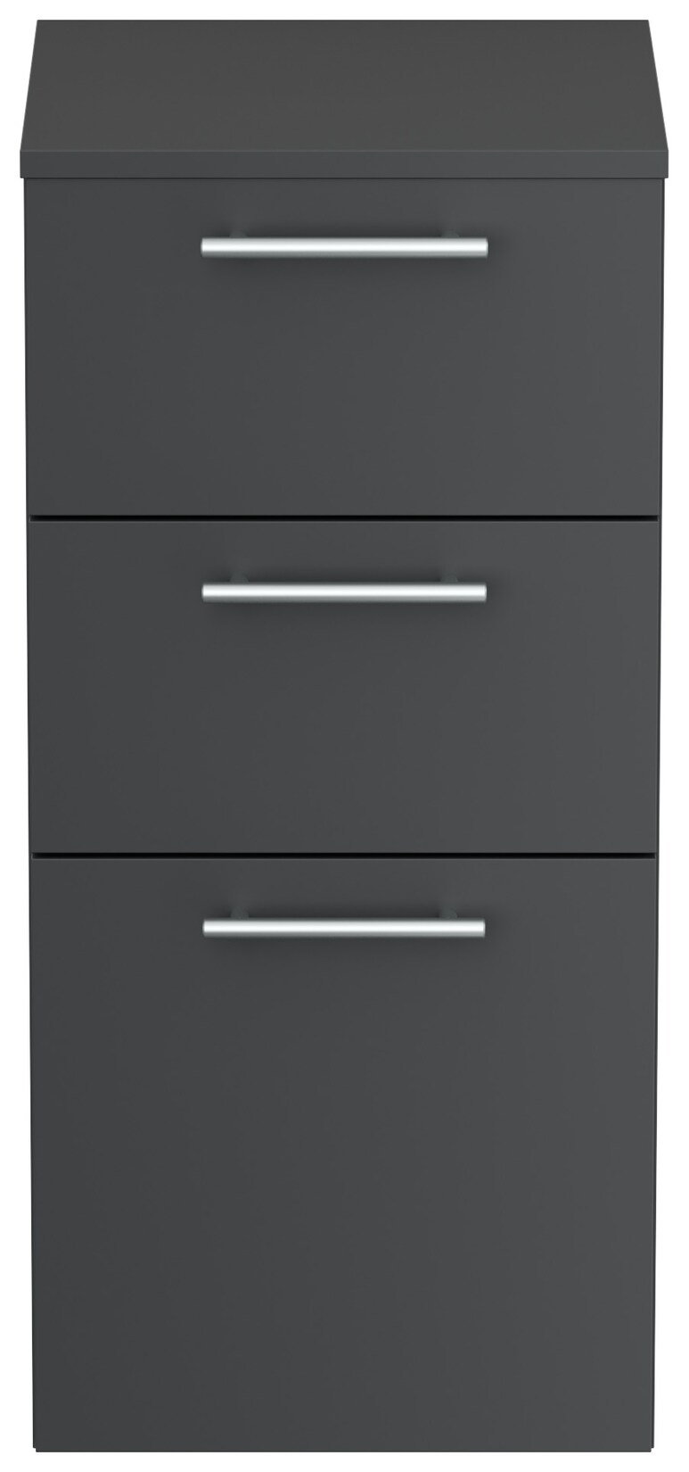 Midischrank 75 cm weiss hochglanz