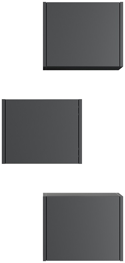 Limes 3er Set Badschränke – variable Montage – kreatives Bad weiß Hgl | 04251982677131