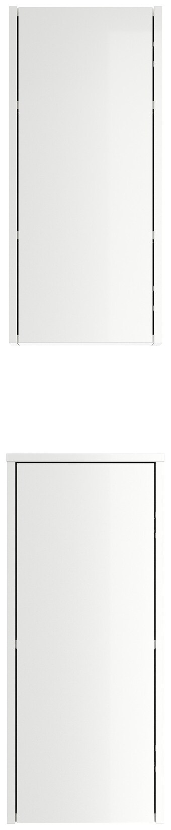 Limes Badschrank 2er Set zur Wandmontage weiß Hgl