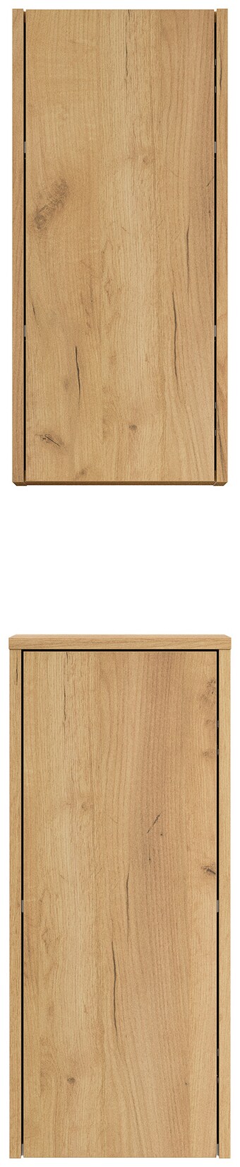 Limes Badschrank 2er Set zur Wandmontage weiß Hgl