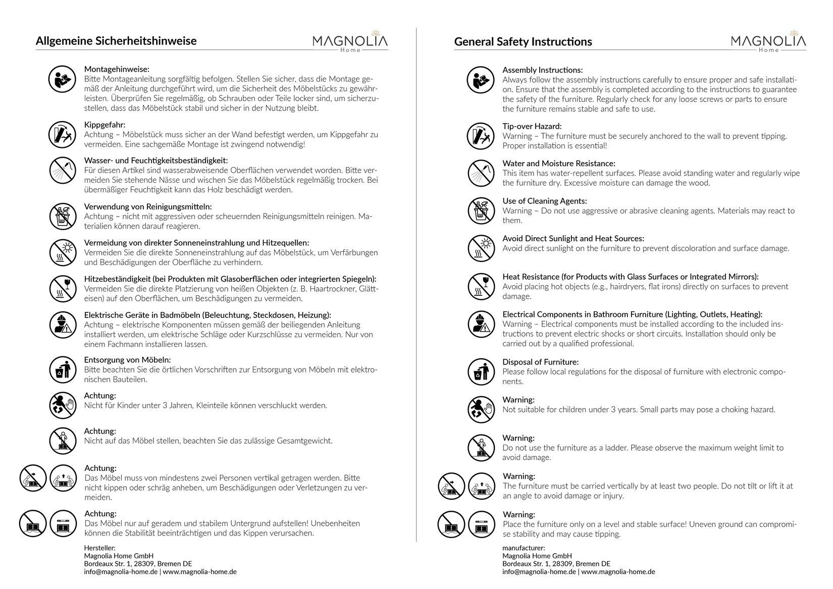 Badmöbel-Set Slimline Lago 4tlg Spiegel & Midischränke weiss hgl/weiss matt | 04251982632598