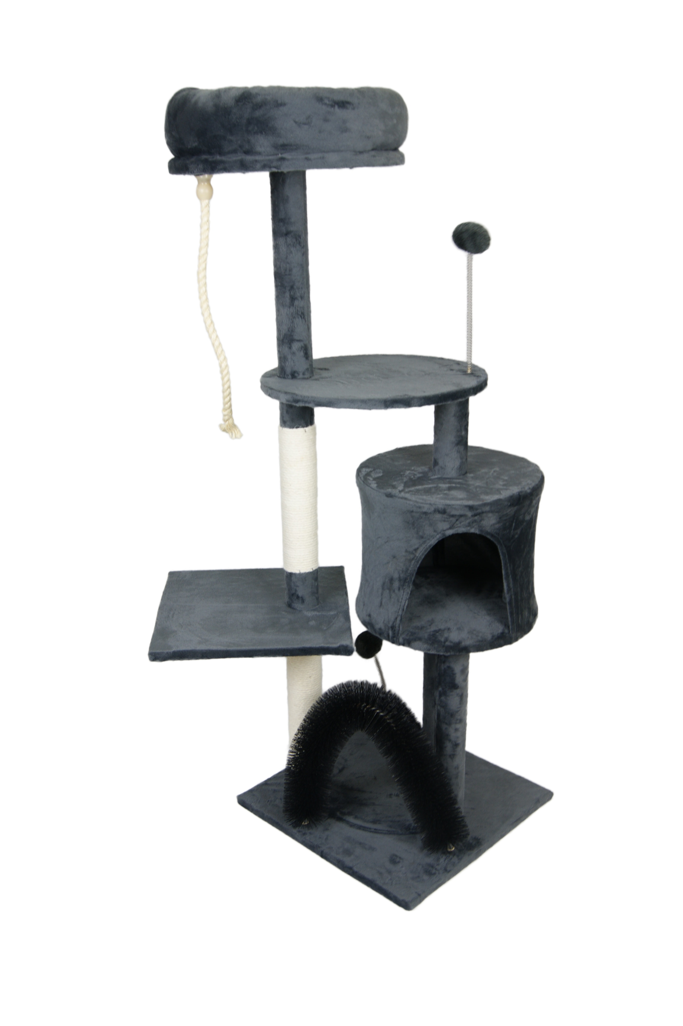 Rohrschneider Katzenbaum grau - Bild 1