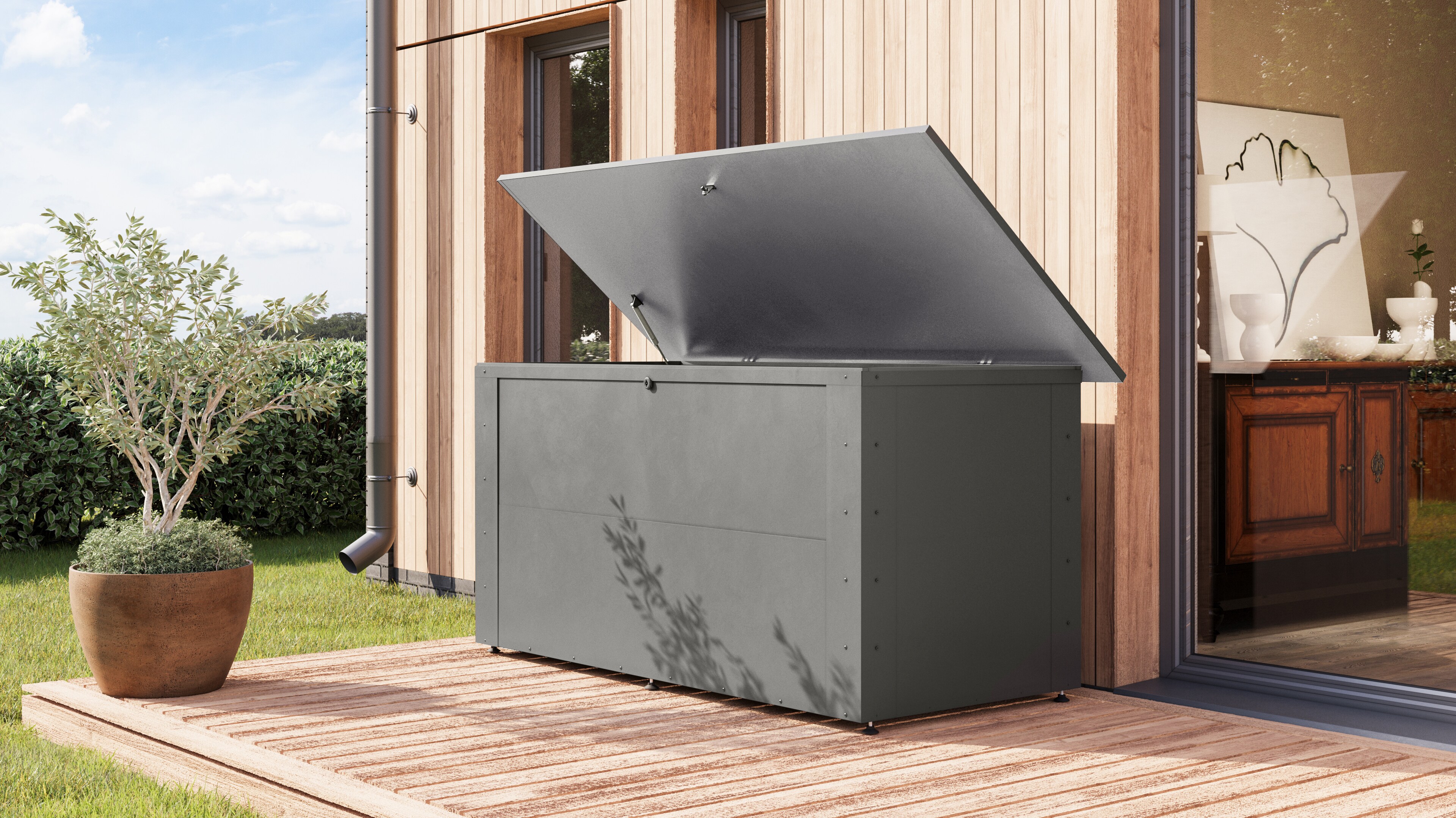 Karibu Storage Box L-XXL Gartenbox Aufbewahrungskiste Gartenkiste - Bild 1