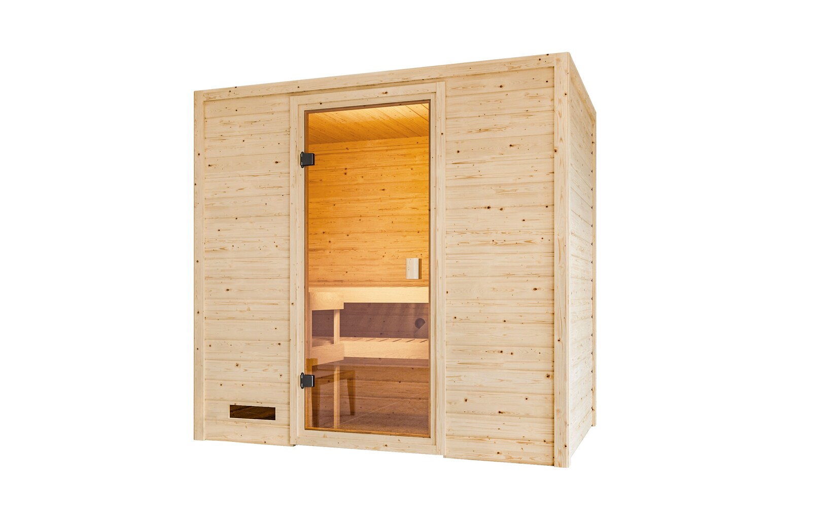 Karibu Innensauna Dorika inkl. Saunaofen 3,6kW integr. Steuerung