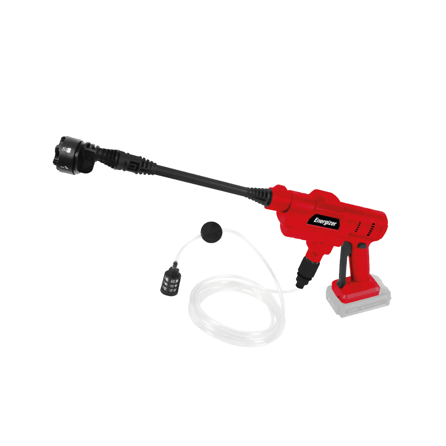 Energizer 20V Akku Hochdruckreiniger 6in1 Düse 25 bar 198 l/h | 03492548237937