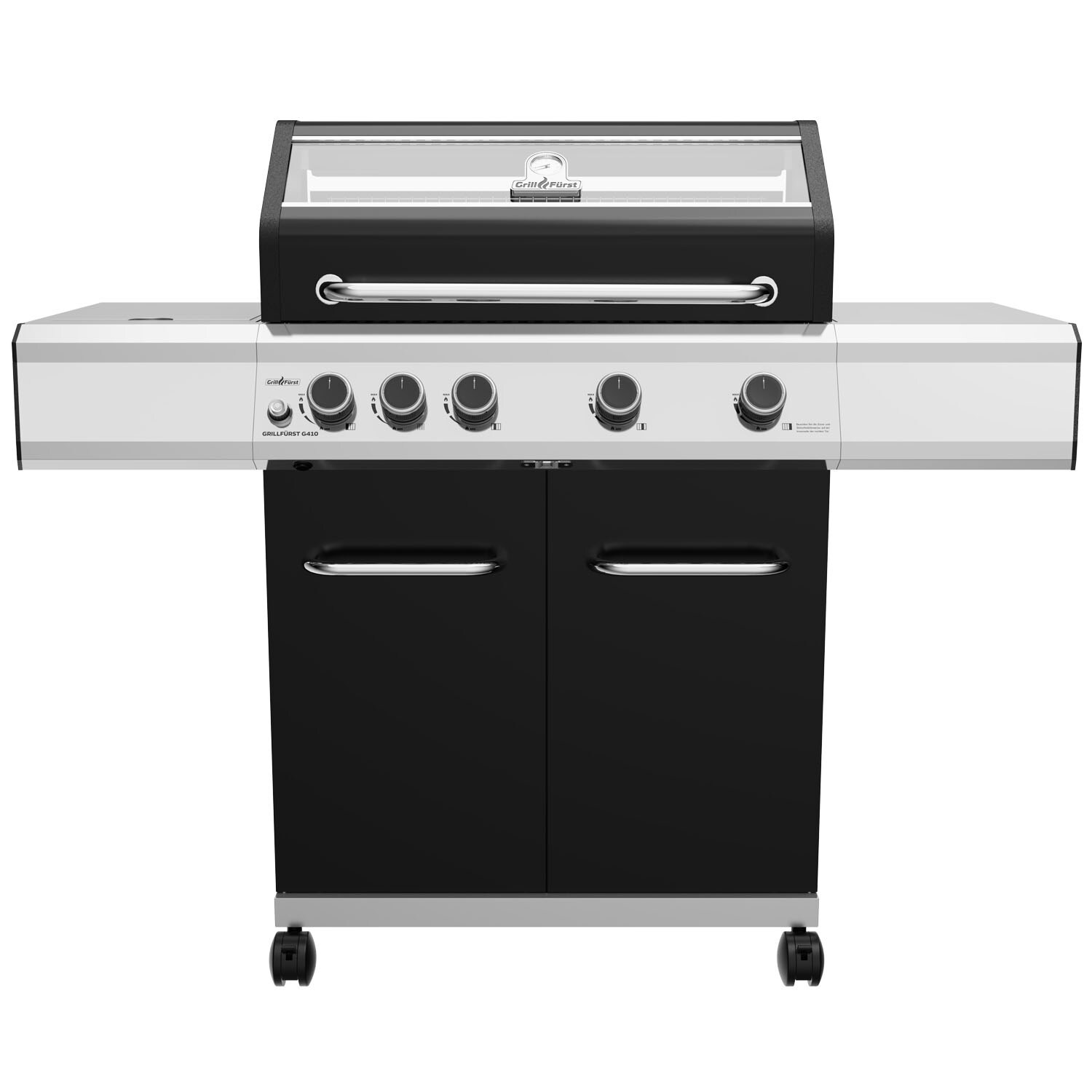 Grillf&uuml;rst G410E 4-Brenner Gasgrill mit Hochtemperaturbrenner und Edelstahl Rosten - Bild 1