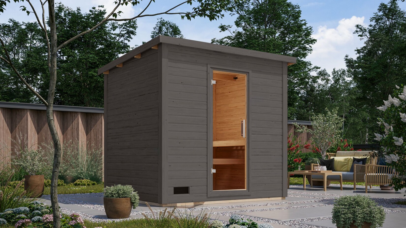 CHILLROI Saunahaus Kaapi 4 verschiedene Ausführungen | 04010090605647