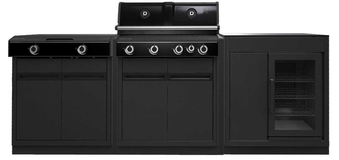 Outdoorchef HEAT Outdoor K&uuml;che 3-teilig: X-415/245 + Caso BBQ Cooler - mit Arbeitsplatte aus Granit - Bild 1