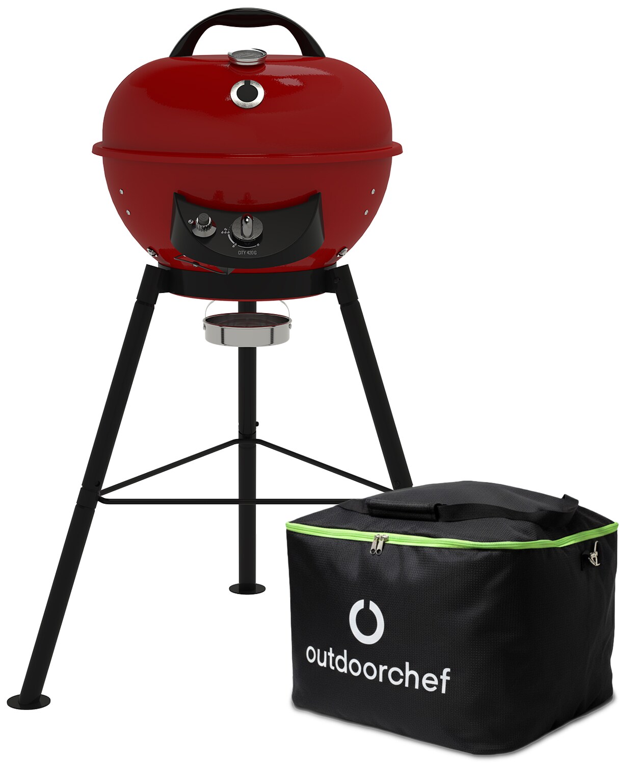 Outdoorchef City Gasgrill 420 G SE Red mit Tasche