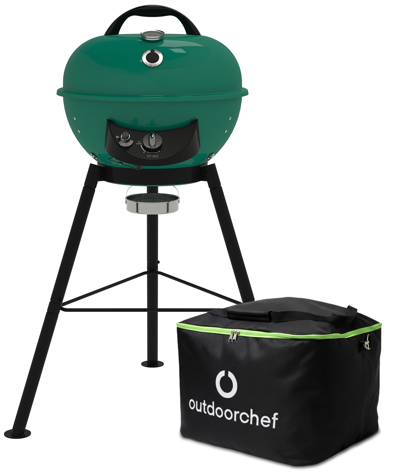 Outdoorchef City Gasgrill 420 G SE Green mit Tasche - Bild 1