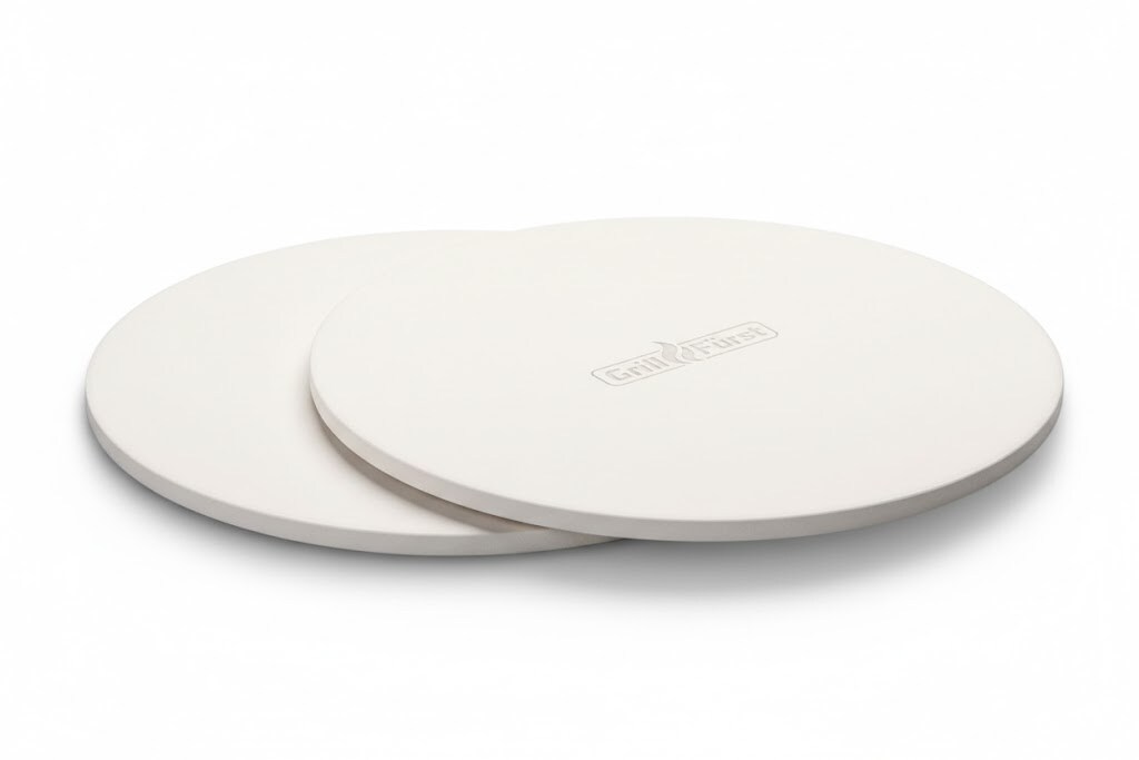 Grillfürst Pizzastein Ø 33 cm 2er Set