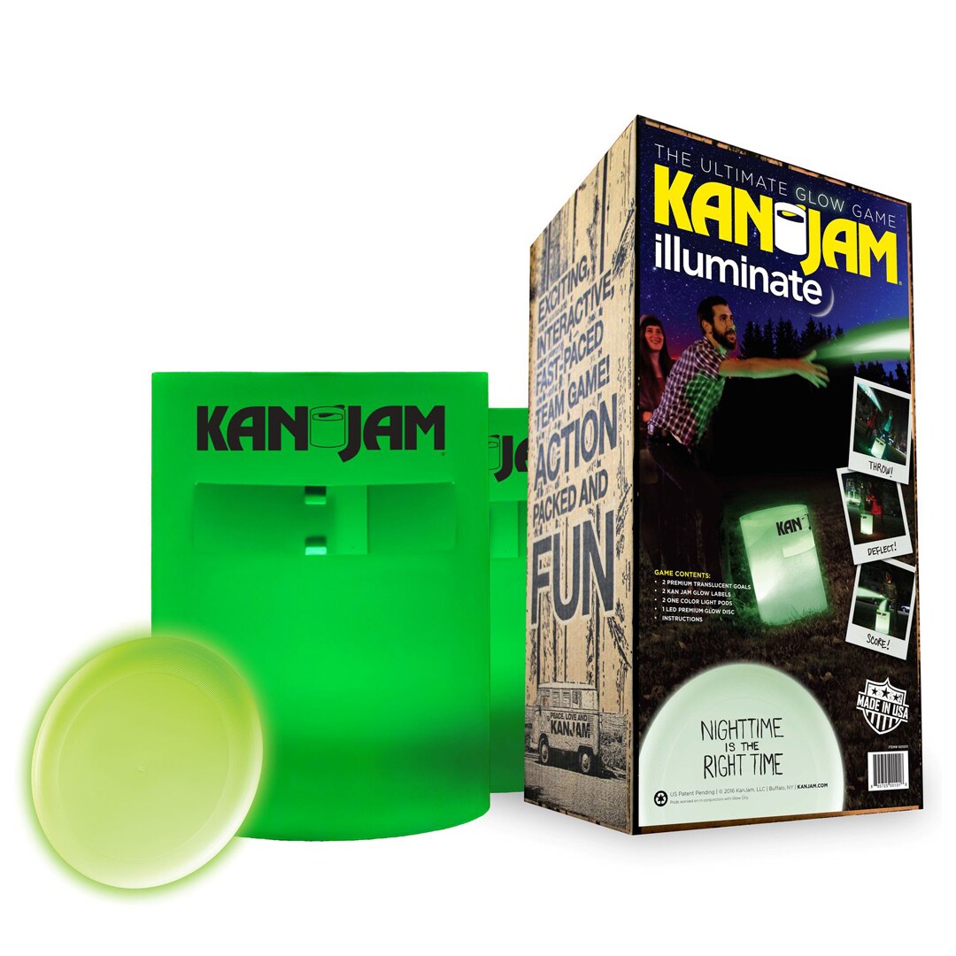 KanJam Game Illuminate Set -13 farbig beleuchtete Discs - auch im Dunkeln