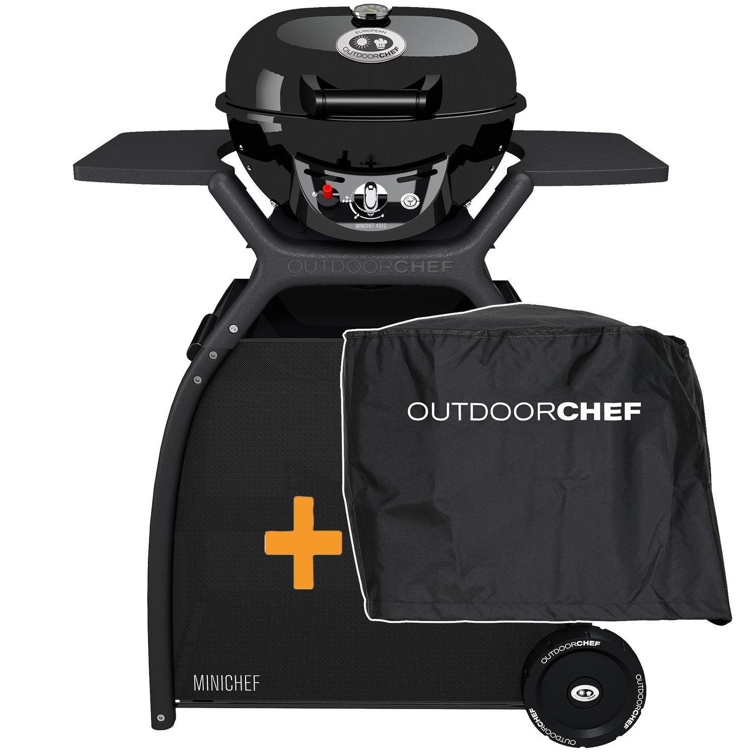 Outdoorchef Minichef 420 G Gas - X-DEAL inkl. Unterwagen und Abdeckhaube - Bild 1