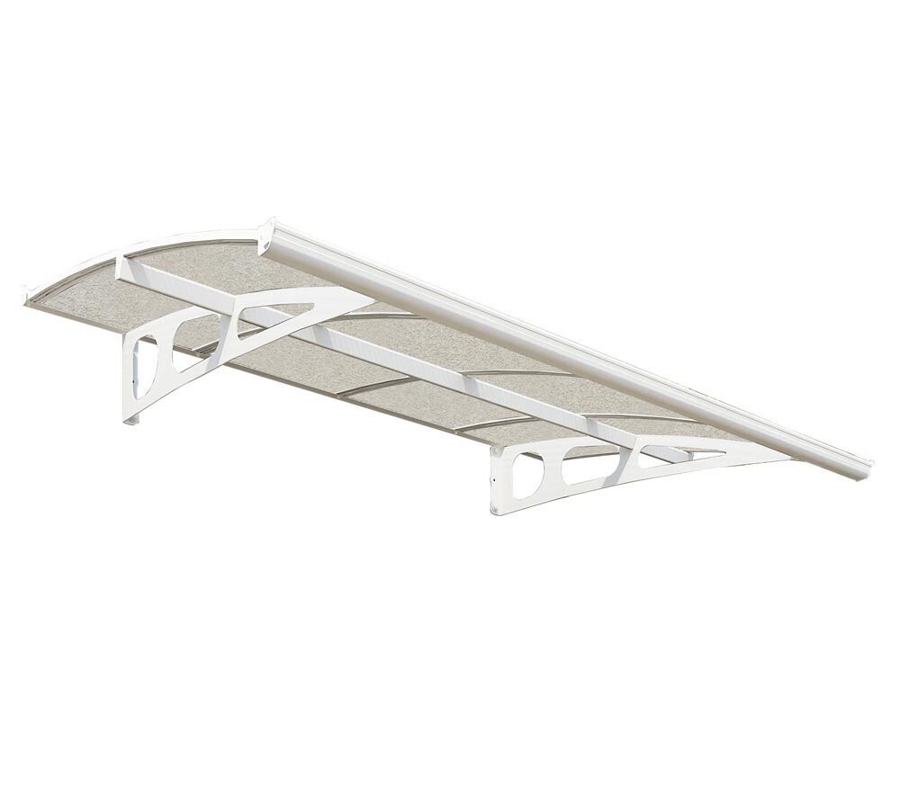 Palram - Canopia | Bordeaux 2.2x1.4  Vordach Haust&uuml;r Vordach glas klar Pultvordach - Bild 1