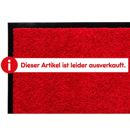 SZAGATO Fußmatte Edelstahl-Rahmen 70x50cm Blüten rot kaufen