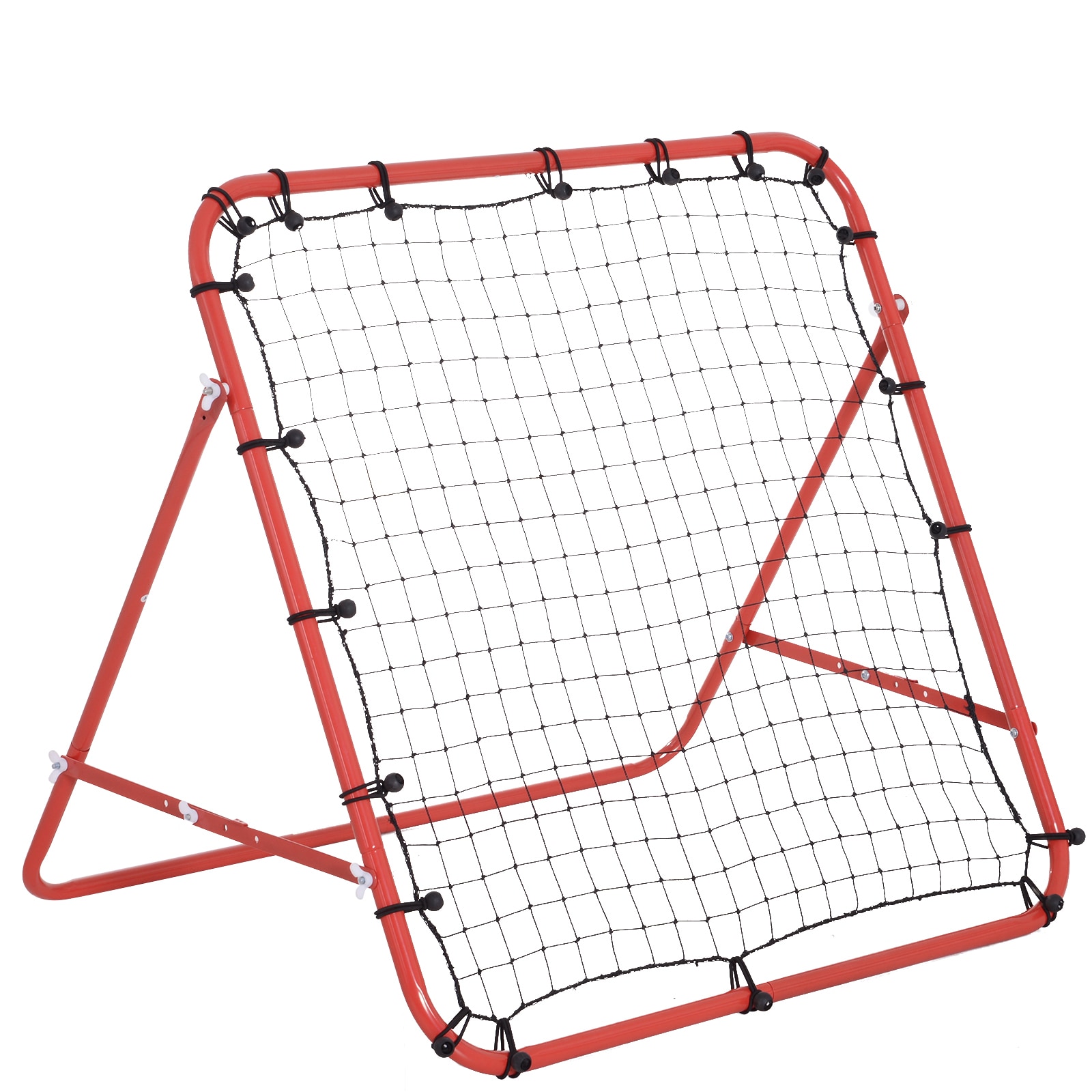 HOMCOM Fußball Rebounder mit verstellbaren Winkeln 96 x 80 x 96 cm (BxTxH)