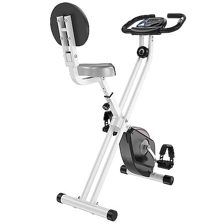 HOMCOM Fahrradtrainer mit Magnetwiderstand 43 x 97 x 109 cm (BxTxH) | Heimtrainer Fahrradtrainer X-Bike Fitnessfahrrad - Bild 1