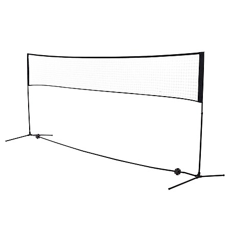 Teenager Erwachsene Tennistrainingsnetz für Indoor Outdoor TYX Verstellbares Badmintonnetz Faltbares Tragbares Volleyballnetz Einfach Einzurichten 