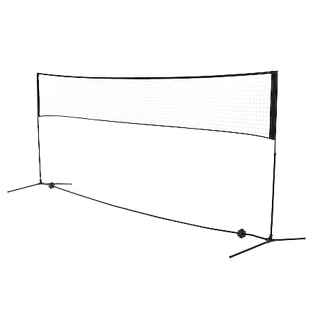 Badminton Netz Tennisnetz Tragbares Volleyball Verstellbaren Federballnetz NEU 