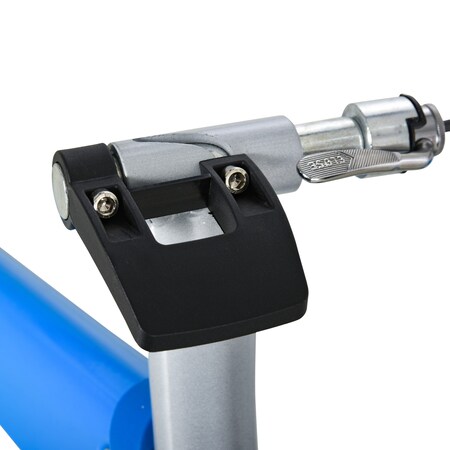 HOMCOM Fahrradtrainer mit Magnetbremse blau, silber 77 x 56 x 47,5 cm  (BxTxH)