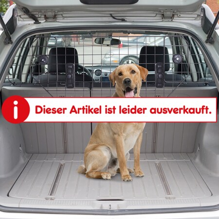 PawHut Hundeschutzgitter verstellbar schwarz (89–122) x 41 cm (BxH)   Kofferraumgitter verstellbares Trenngitter für Auto online kaufen bei Netto