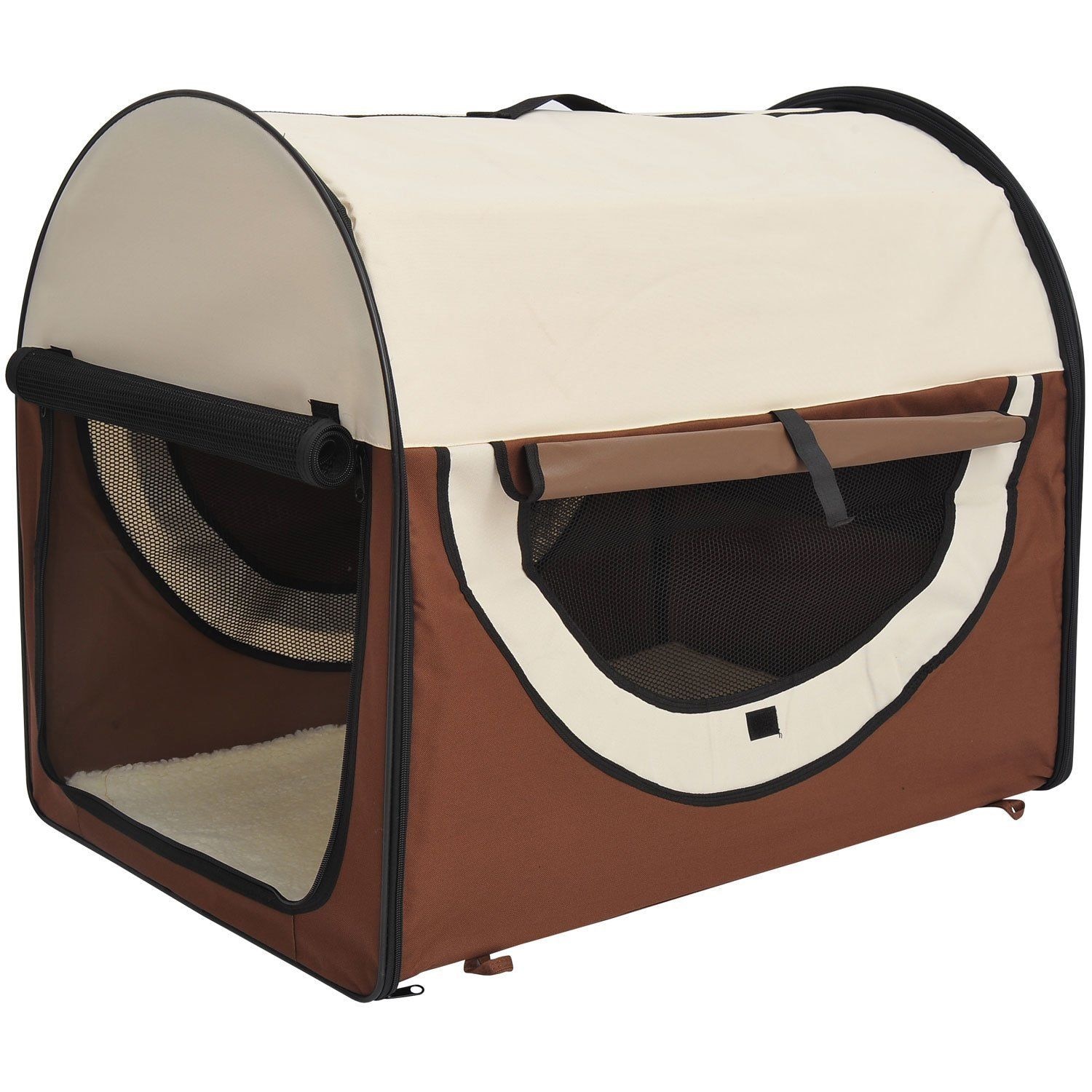 PawHut Hundetransportbox in Größe XL XL: 81 x 56 x 66 cm (LxBxH)