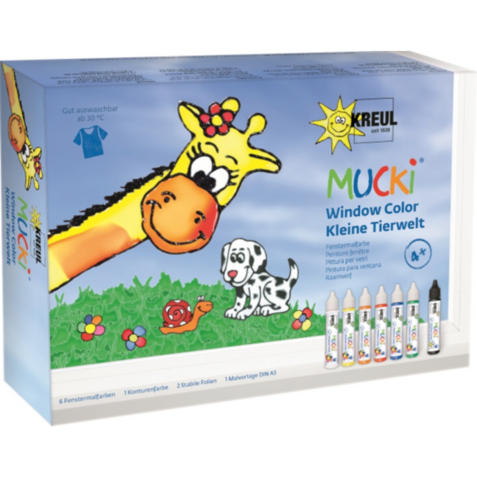 MUCKI&reg; MUCKI Window Color Set Kleine Tierwelt - Bild 1