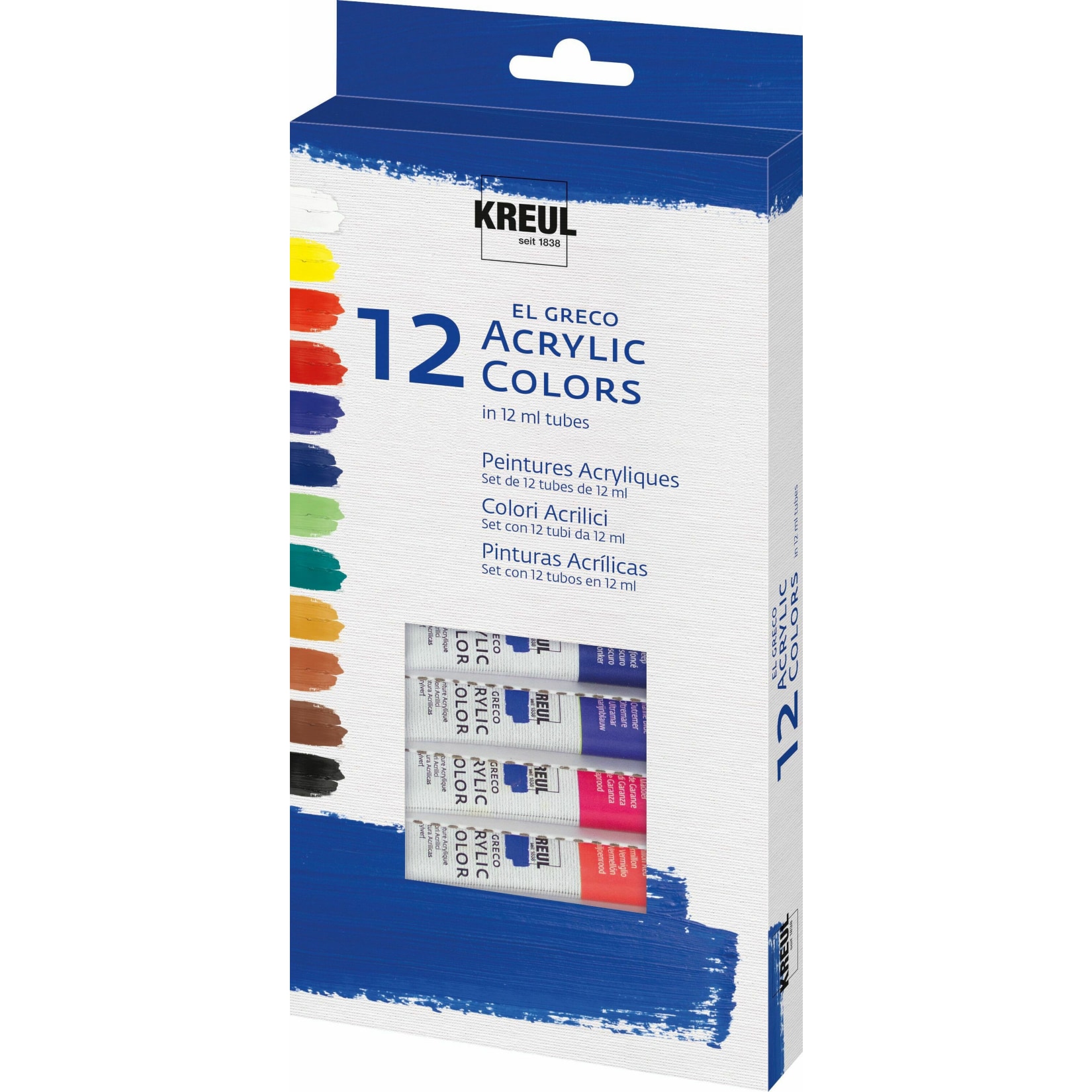 KREUL el Greco Acrylic Set 12 x 12 ml Tuben - Bild 1