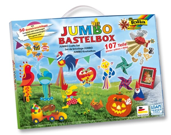 folia JUMBO Bastelkoffer 107 teilig - Bild 1