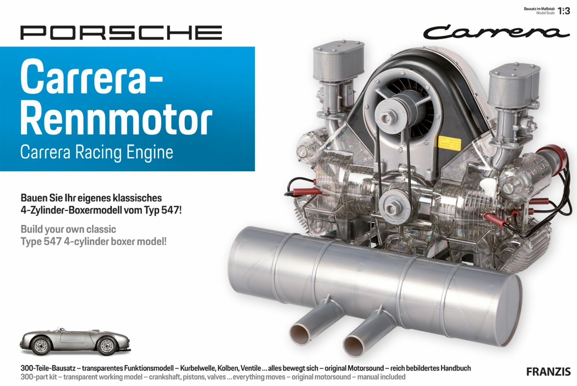 Invento Franzis: Porsche Carrera Rennmotor - Bild 1